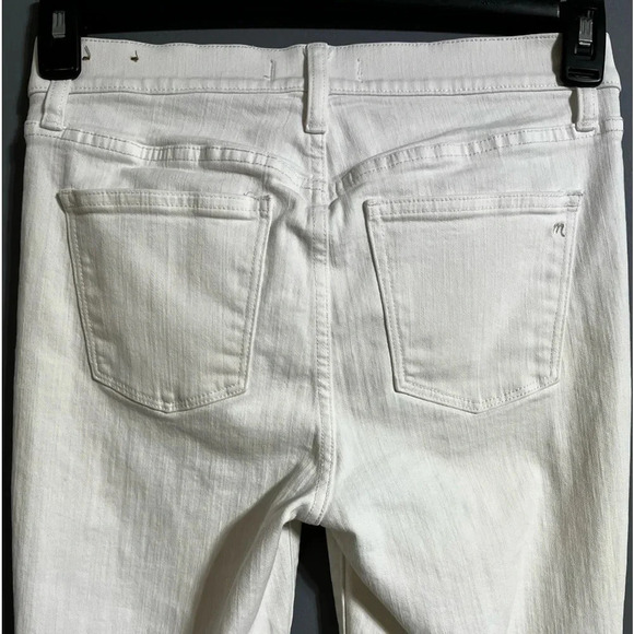 Madewell Tall 9" High-Rise white Skinny Jeans size 27T - Picture 7 of 14